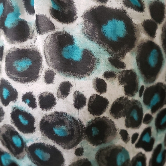 George Girls Turquoise and Black Blouse - Picture 6 of 12